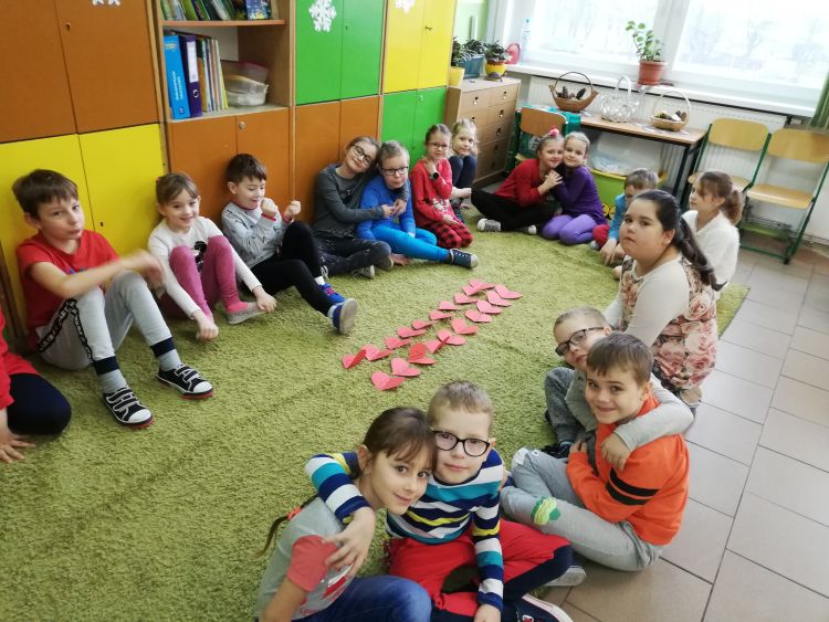 Walentynki w klasie 1c