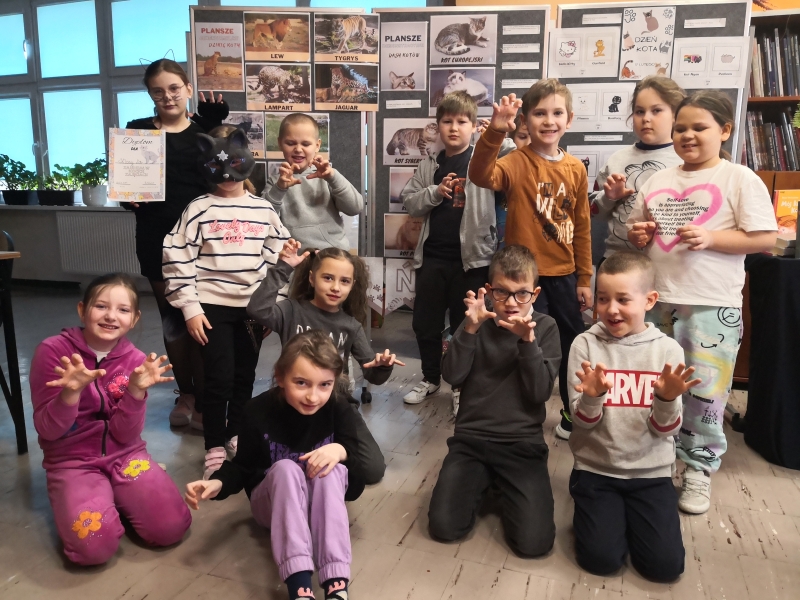 Dzień Kota w bibliotece