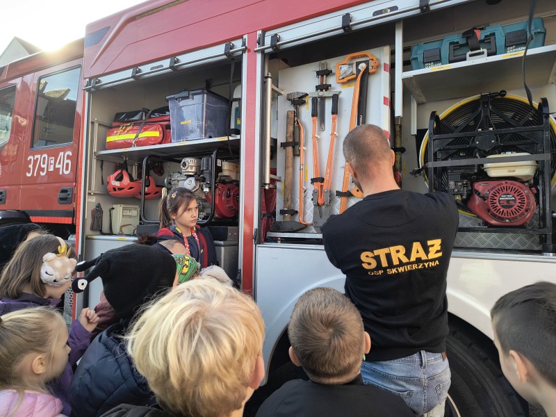 Wycieczka klasy 2d do OSP Skwierzyna