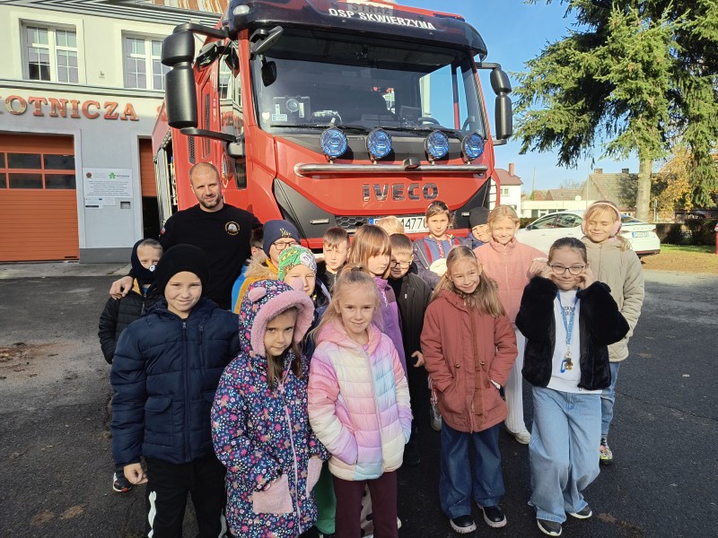 Zdjęcie - Wycieczka klasy 2d do OSP Skwierzyna