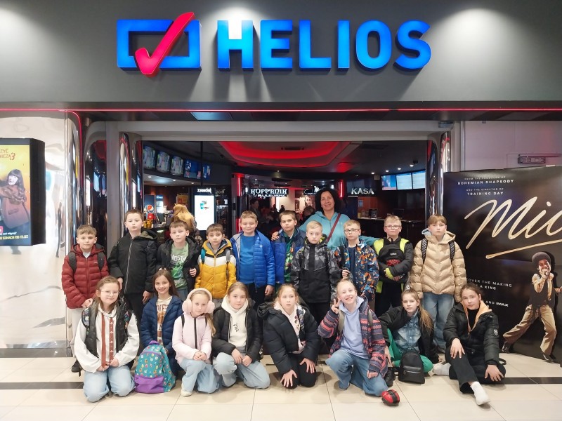 Wyjazd do kina klas 2a i 3c