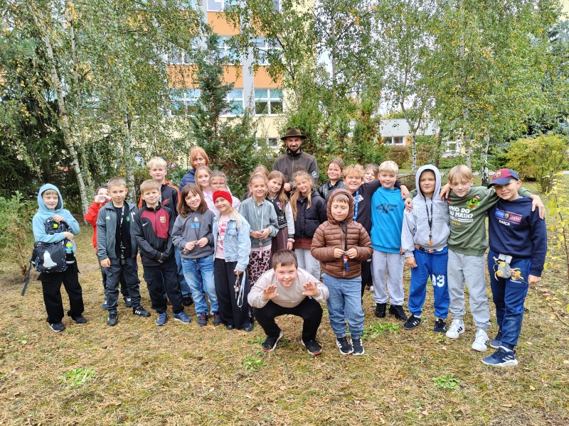 Klasa 3a posadziła drzewa