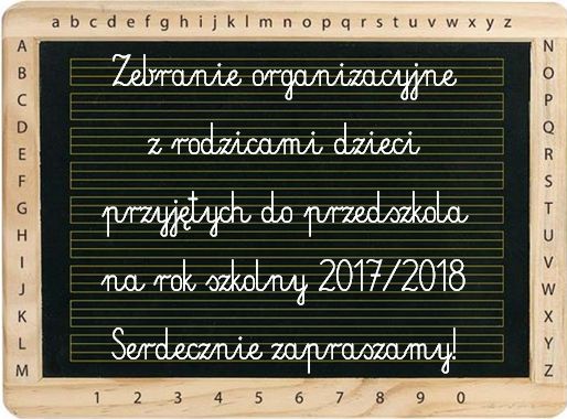 Zebranie organizacyjne