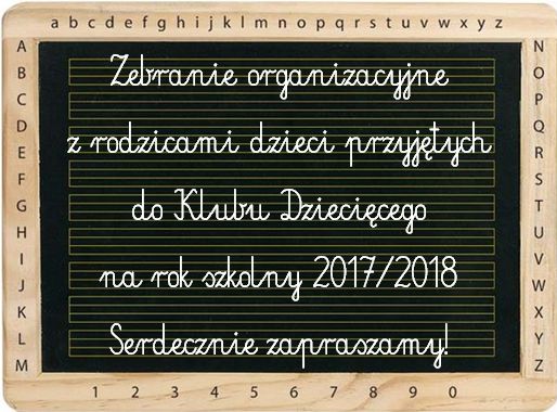 Zebranie organizacyjne