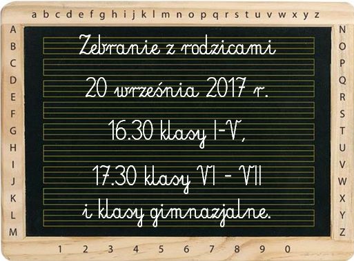 Zebranie dla rodziców