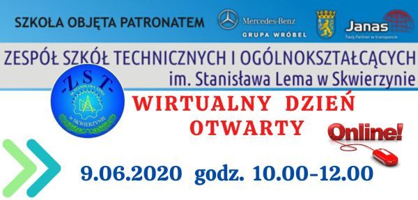 Wirtualny dzień otwarty ZSTiO w Skwierzynie