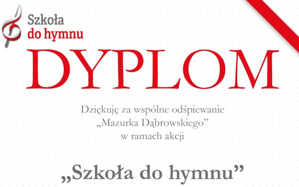 Szkoła do hymnu