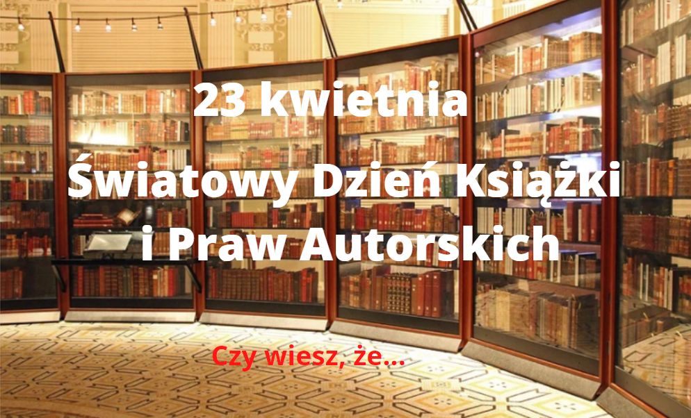 Światowy Dzień Książki i Praw Autorskich